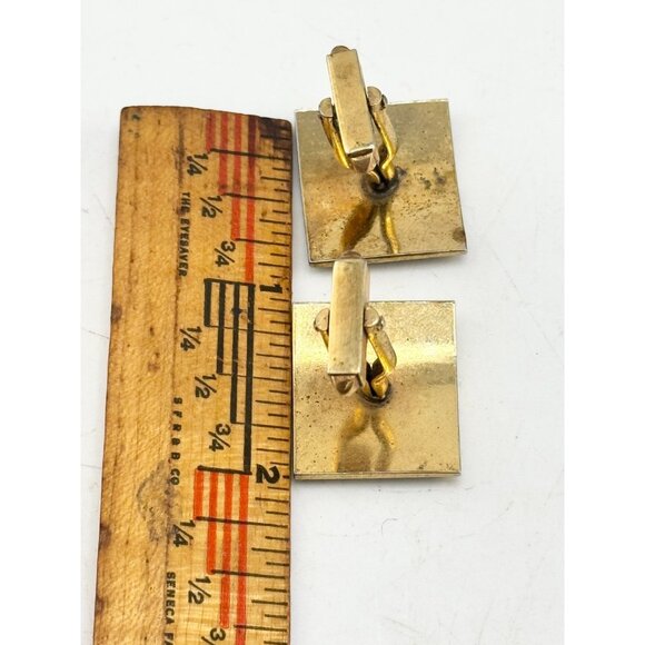 Vintage Egyptian Unisex Cufflinks Cuff links Cufflinks - Picture 4 of 5